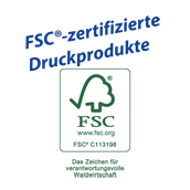FSC-zertifizierte Druckprodukte